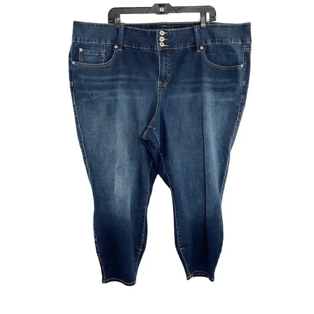Torrid Medium Wash High Rise Jegging Jeans Women's Plus Size 28